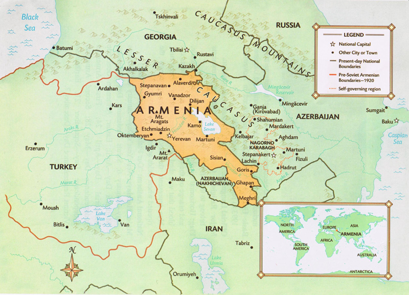 Armenian map